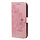 iPhone 8 hoesje - Bookcase - Pasjeshouder - Portemonnee - Bloemenprint - Kunstleer - Rose Goud