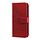 Samsung Galaxy S21 Plus hoesje - Bookcase - Pasjeshouder - Portemonnee - Bloemenprint - Kunstleer - Rood