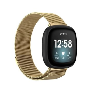JVS Products Apple Watch 38/40MM Milanees Bandje - Metaal - Smart Watch - Stainless Steel Mesh - Geschikt voor Apple Watch 1 / 2 / 3 / 4 / 5 / 6 / SE - Goud