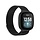 Bandje geschikt voor Apple Watch 42/44MM - Maat One Size - Milanees - Smartwatch - Stainless Steel Mesh - Metaal - Zwart