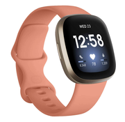 JVS Products Bandje geschikt voor Fitbit Versa 3 - Polsband - Horlogebandje - Siliconen - Koraalroze