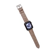 JVS Products Bandje geschikt voor Apple watch 42/44MM - Horloge bandje - Gespsluiting - Polsband - Kunstleer - Grijs