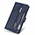 iPhone 11 Pro hoesje - Bookcase - Koord - Pasjeshouder - Portemonnee - Rits - Kunstleer - Blauw