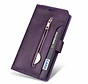 iPhone 11 Pro Max hoesje - Bookcase - Koord - Pasjeshouder - Portemonnee - Rits - Kunstleer - Paars kopen