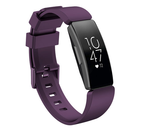 JVS Products Fitbit Inspire Silliconen Horloge Bandje - Silliconen - Horloge Bandje - Polsband - Fitbit Inspire - Paars kopen