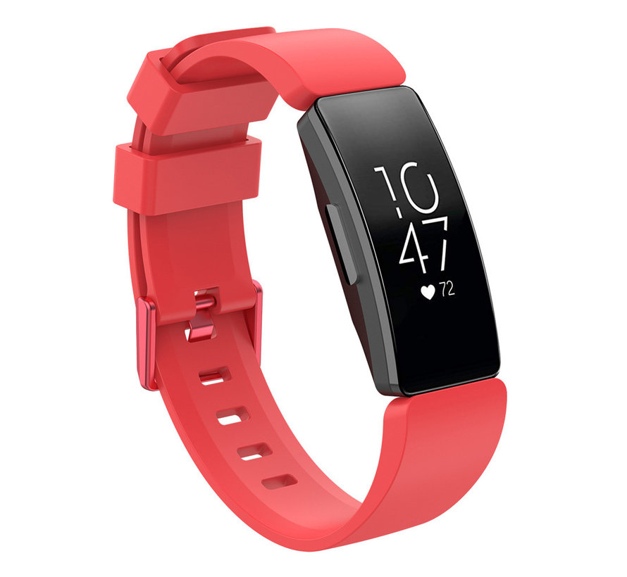 Bandje geschikt voor Fitbit Inspire - Sportbandje - Horlogebandje - Siliconen - Oranje kopen