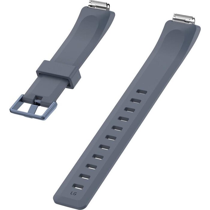 JVS Products Bandje geschikt voor Fitbit Inspire HR - Maat L - Bandje - Horlogebandje - Siliconen - Grijs