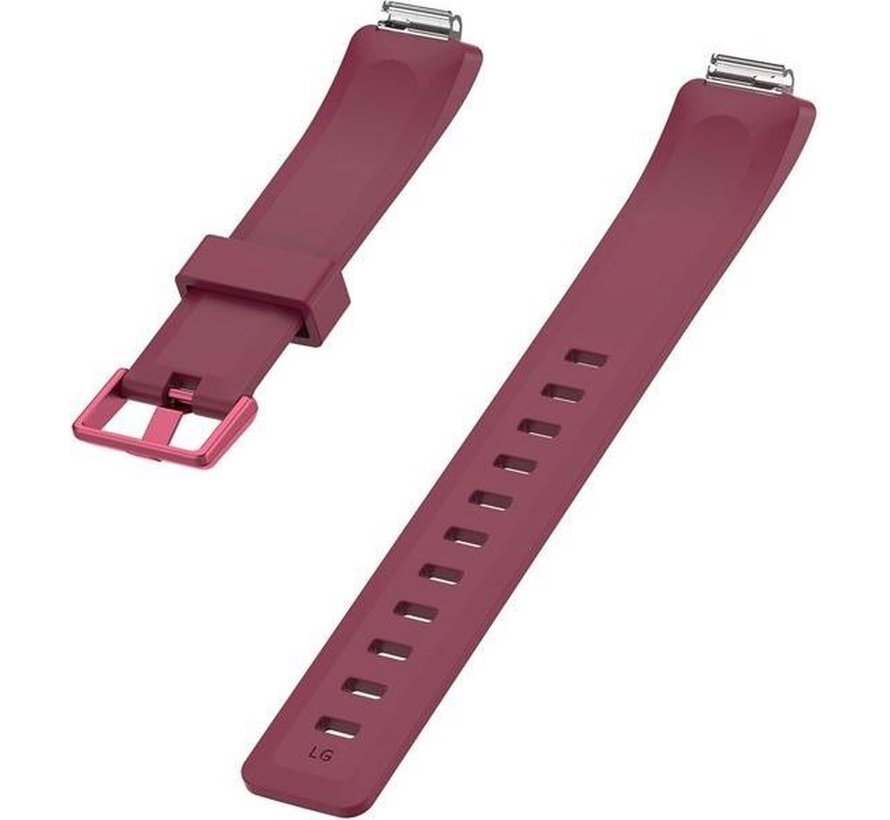 Bandje geschikt voor Fitbit Inspire HR - Sportbandje - Horlogebandje - Siliconen - Paars kopen