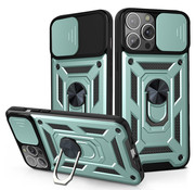 JVS Products iPhone 11 hoesje - Backcover - Rugged Armor - Camerabescherming - Extra valbescherming - TPU - Groen