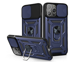 JVS Products iPhone 11 hoesje - Backcover - Rugged Armor - Camerabescherming - Extra valbescherming - TPU - Blauw