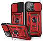 iPhone 11 Pro hoesje - Backcover - Rugged Armor - Camerabescherming - Extra valbescherming - TPU - Rood kopen