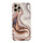 iPhone XR hoesje - Backcover - Marmer - Marmerprint - TPU - Wit/Bruin