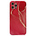 iPhone 12 Pro hoesje - Backcover - Marmer - Marmerprint - TPU - Rood/Goud