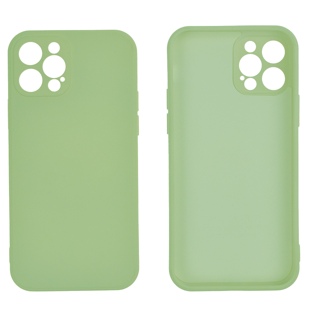 iPhone X hoesje - Backcover - TPU - Lichtgroen afbeelding