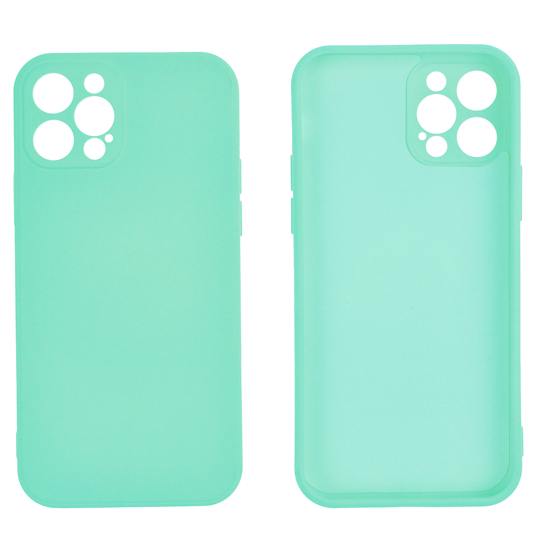 iPhone XS Max hoesje - Backcover - TPU - Turquoise afbeelding