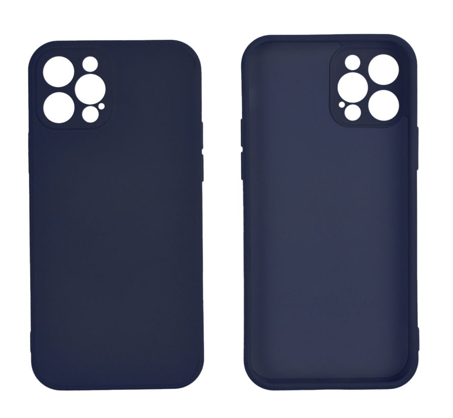 iPhone 11 Pro Max Back Cover Hoesje - TPU - Back Cover - Apple iPhone 11 Pro Max - Donkerblauw kopen