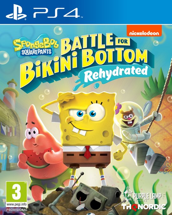 PS4 Spongebob SquarePants: Battle for Bikini Bottom - Rehydrated afbeelding