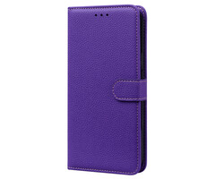 JVS Products iPhone 13 Pro Max hoesje - Bookcase - Koord - Pasjeshouder - Portemonnee - Camerabescherming - Kunstleer - Paars