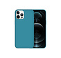 iPhone 14 Case Hoesje Siliconen Back Cover - Apple iPhone 14 - Zeeblauw kopen
