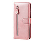 iPhone 14 Pro hoesje - Bookcase - Pasjeshouder - Portemonnee - Rits - Kunstleer - Rose Goud kopen