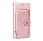 iPhone 14 Pro hoesje - Bookcase - Koord - Pasjeshouder - Portemonnee - Rits - Kunstleer - Rose Goud kopen