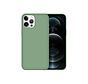 iPhone 14 Pro Case Hoesje Siliconen Back Cover - Apple iPhone 14 Pro - Saliegroen kopen