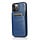 Samsung Galaxy S23 hoesje - Backcover - Pasjeshouder - Portemonnee - Kunstleer - Donkerblauw