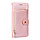 Samsung Galaxy S23 Plus hoesje - Bookcase - Koord - Pasjeshouder - Portemonnee - Rits - Kunstleer - Rose Goud