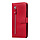 OnePlus 9 Pro hoesje - Bookcase - Pasjeshouder - Portemonnee - Rits - Kunstleer - Rood