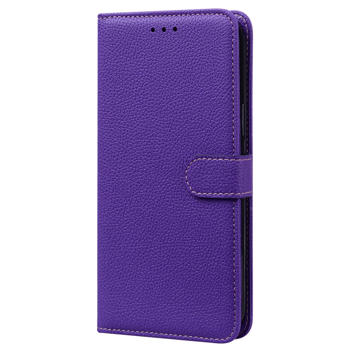 OPPO A94 Book Case Hoesje met Camera Bescherming - TPU - Pasjeshouder - Koord - OPPO A94 - Paars