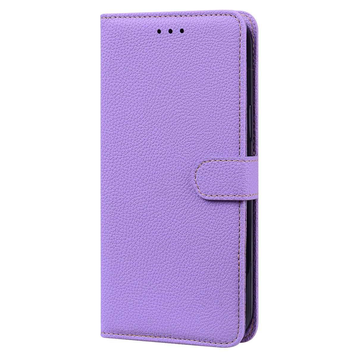 OPPO Reno 7 Book Case Hoesje met Camera Bescherming - TPU - Pasjeshouder - Koord - OPPO Reno 7 - Lichtpaars