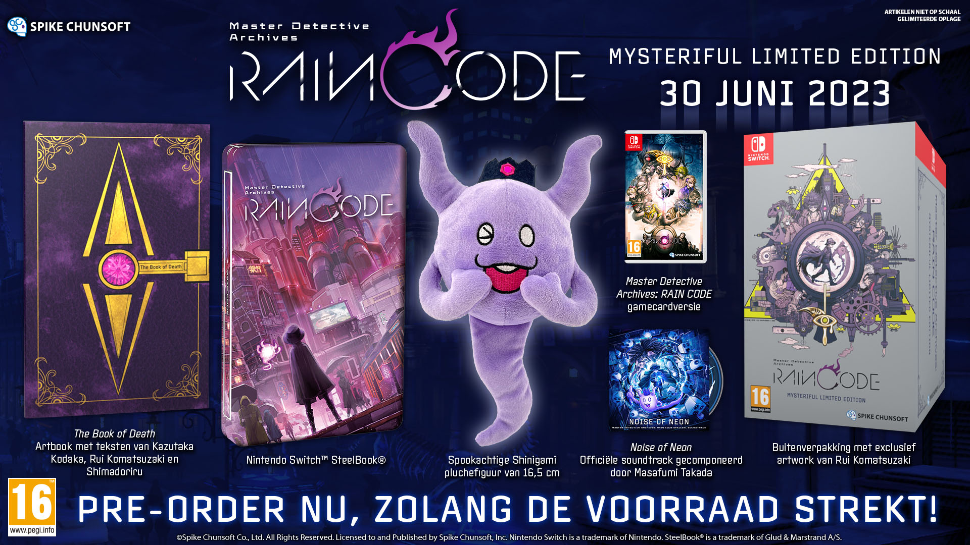 Nintendo Switch Master Detective Archives: Rain Code - Limited Edition afbeelding