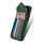 Samsung Galaxy S21 hoesje - Backcover - Patroon - Pasjeshouder - Portemonnee - Kunstleer - Donkergroen