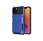 iPhone 13 Mini hoesje - Backcover - Pasjeshouder - Portemonnee - TPU - Marineblauw kopen