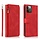 Samsung Galaxy A54 5G hoesje - Bookcase - Pasjeshouder - Portemonnee - Rits - Kunstleer - Rood
