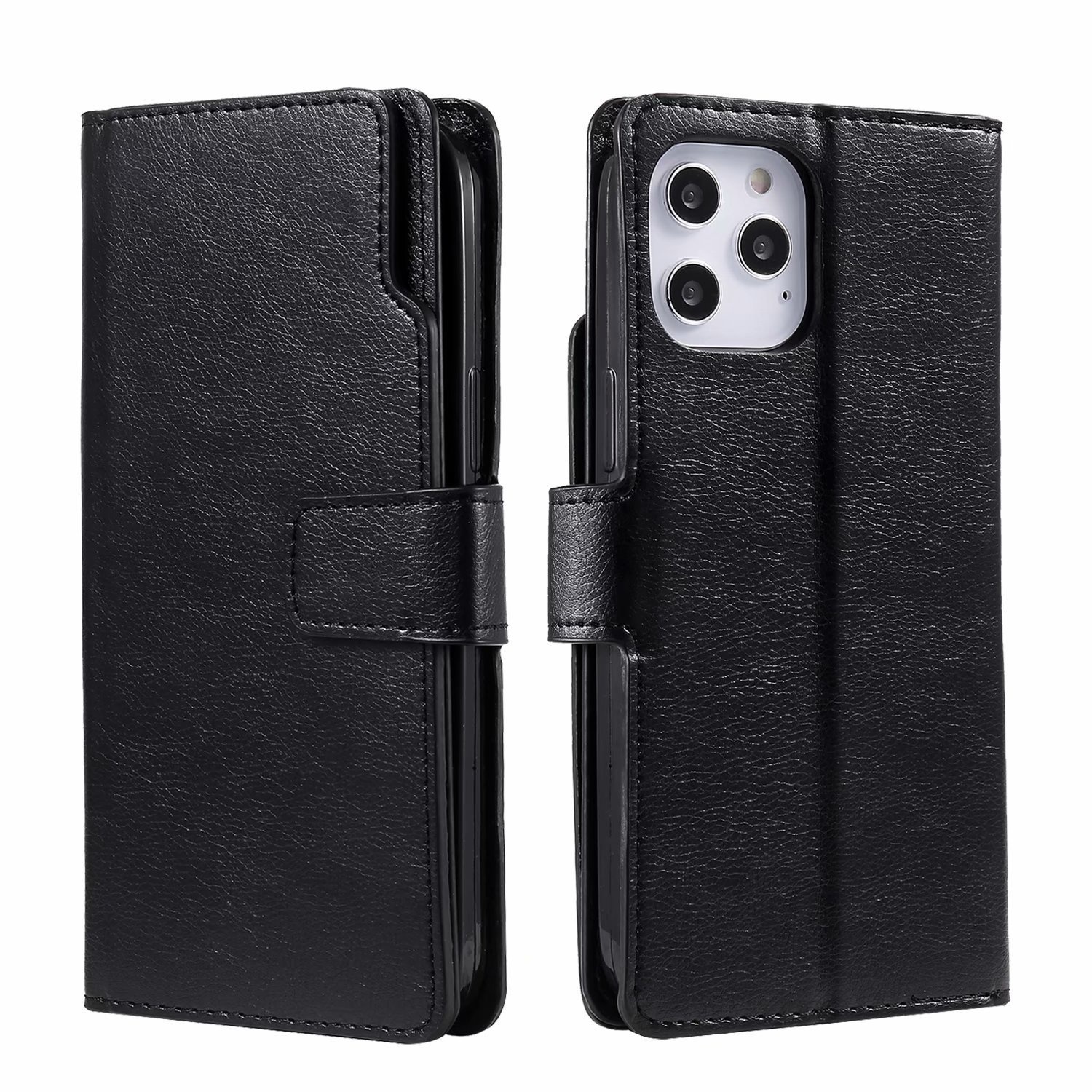Samsung Galaxy A54 5G hoesje - Bookcase - Pasjeshouder - Portemonnee - Luxe - Kunstleer - Zwart afbeelding