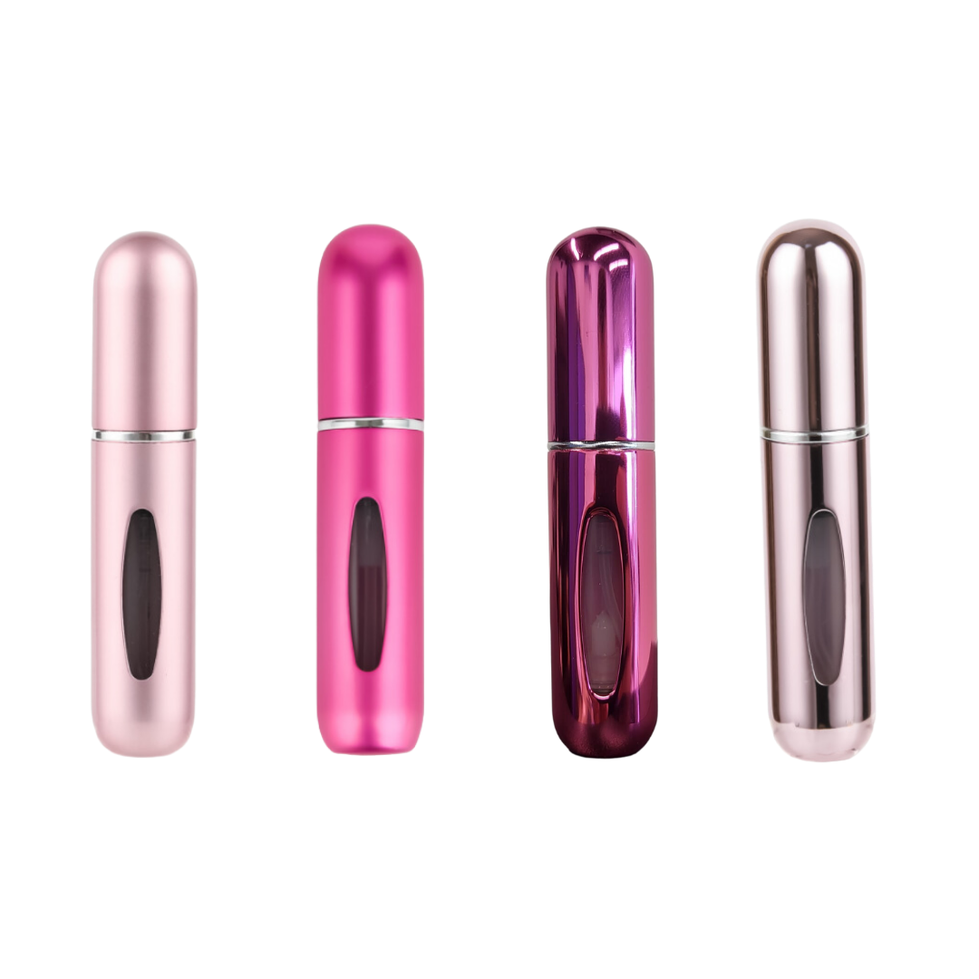 Mini Parfum Flesjes - Pink Pack - Navulbaar - Reisflesjes - Parfumverstuiver - Roze