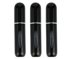 JVS Products Mini Parfum Flesjes - 3-pack - Navulbaar - Reisflesjes - Parfumverstuiver - Zwart