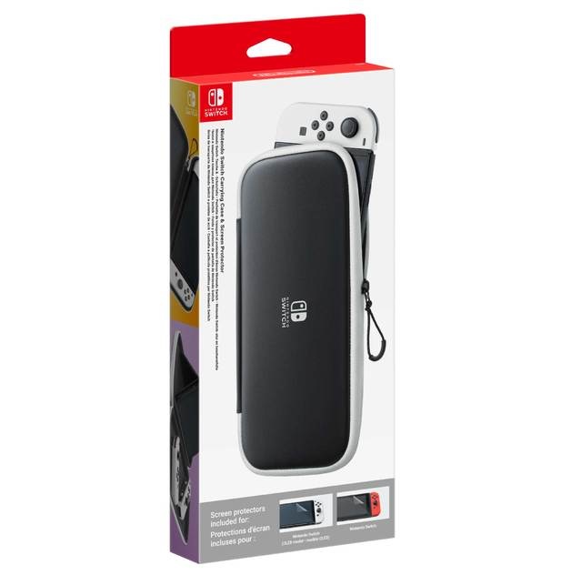 Nintendo Switch OLED Model Carry Case + Screen Protector afbeelding