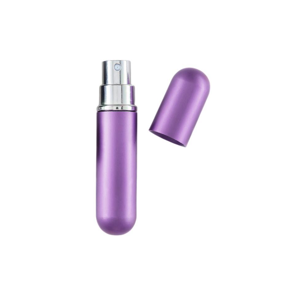 Luxe Mini Parfum Flesje - Navulbaar - Reisflesje - Parfumverstuiver - Mat Paars