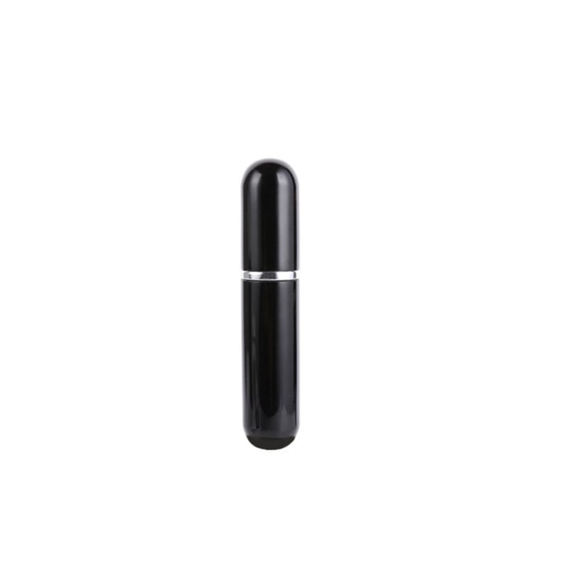 Luxe Mini Parfum Flesje - Navulbaar - Reisflesje - Parfumverstuiver - Glanzend Zwart