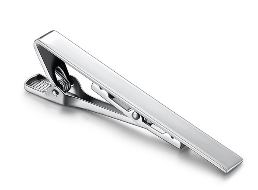 Dasspeld - Stropdas Clip - Classic - Dasclip - Zilver afbeelding