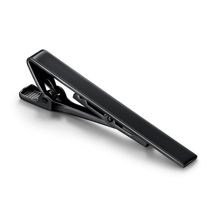 JVS Products Dasspeld - Stropdas Clip - Classic - Dasclip - Zwart