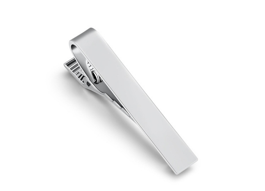 Dasspeld - Stropdas Clip - Zakelijk - Zilver afbeelding