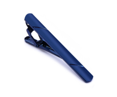 JVS Products Dasspeld - Stropdas Clip - Striped Dasclip - Blauw