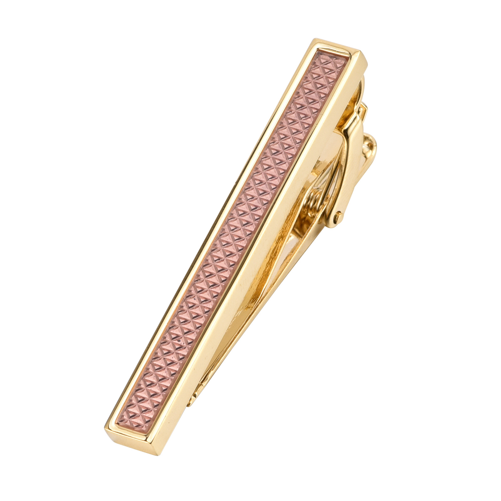 Dasspeld - Stropdas Clip - Modieuze Dasclip - Goud - Brons afbeelding