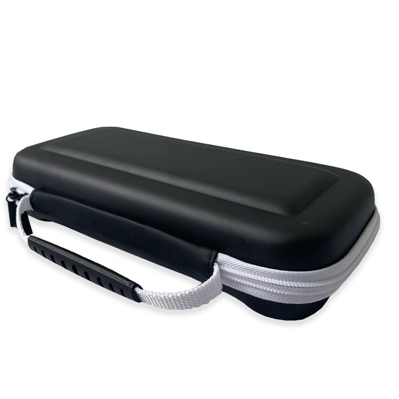 Case geschikt voor Nintendo Switch / Nintendo Switch OLED - Draagtas - Hardcover - Opbergtas - Case - Zwart/Wit