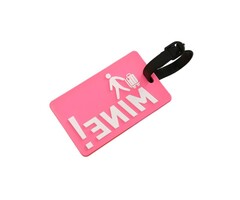 JVS Products Kofferlabel - Bagagelabel - Koffer - Siliconen - Roze