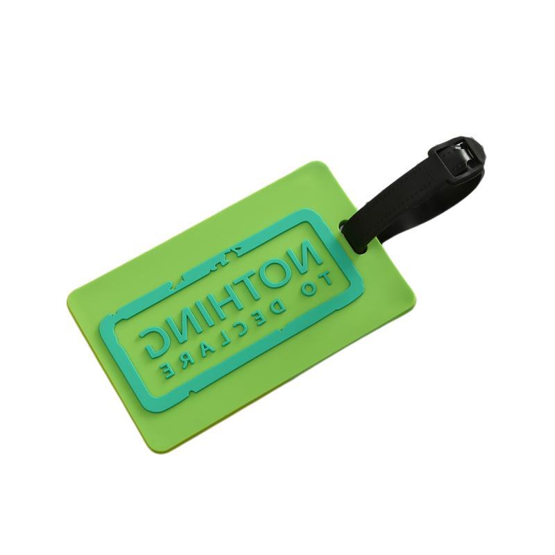 Label voor je Koffer - Kofferlabel - Bagagelabel - Koffer - Siliconen - Groen