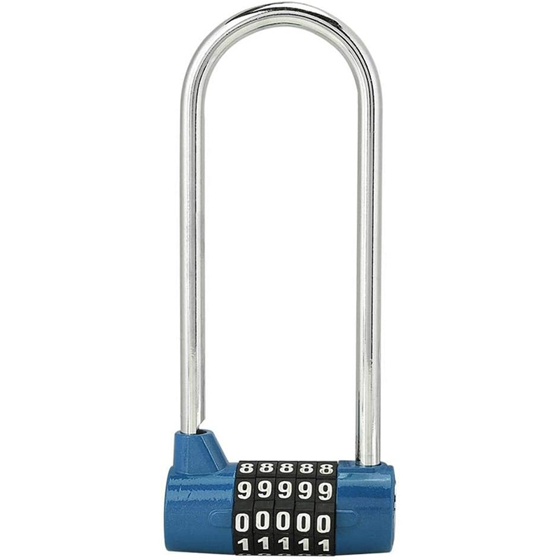 Hangslot - Cijferslot - Hangcijferslot - Met Cijfercode - 148mm - Blauw afbeelding